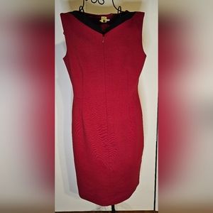 T Tahari red dress